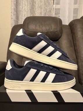Adidas Grand Court Alpha 00s Mens Size 12 Athletic Blue Sneakers
